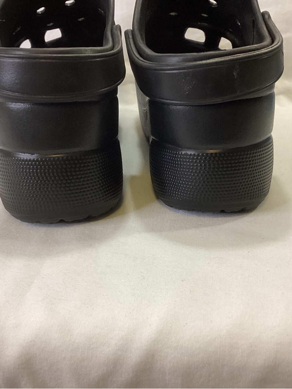 NWT Platform Clog Mules with Back Strap - Black SZ Ladies 9 - Picture 8 of 14